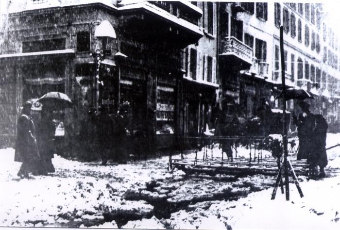 Foto storica di Strada Nuova, anno 1933