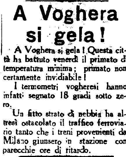L'articolo de "La Provincia Pavese" del 2 Febbraio 1947