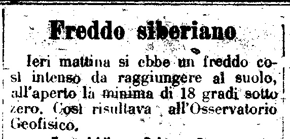 L'articolo de "La Provincia Pavese" del 31 Gennaio 1917